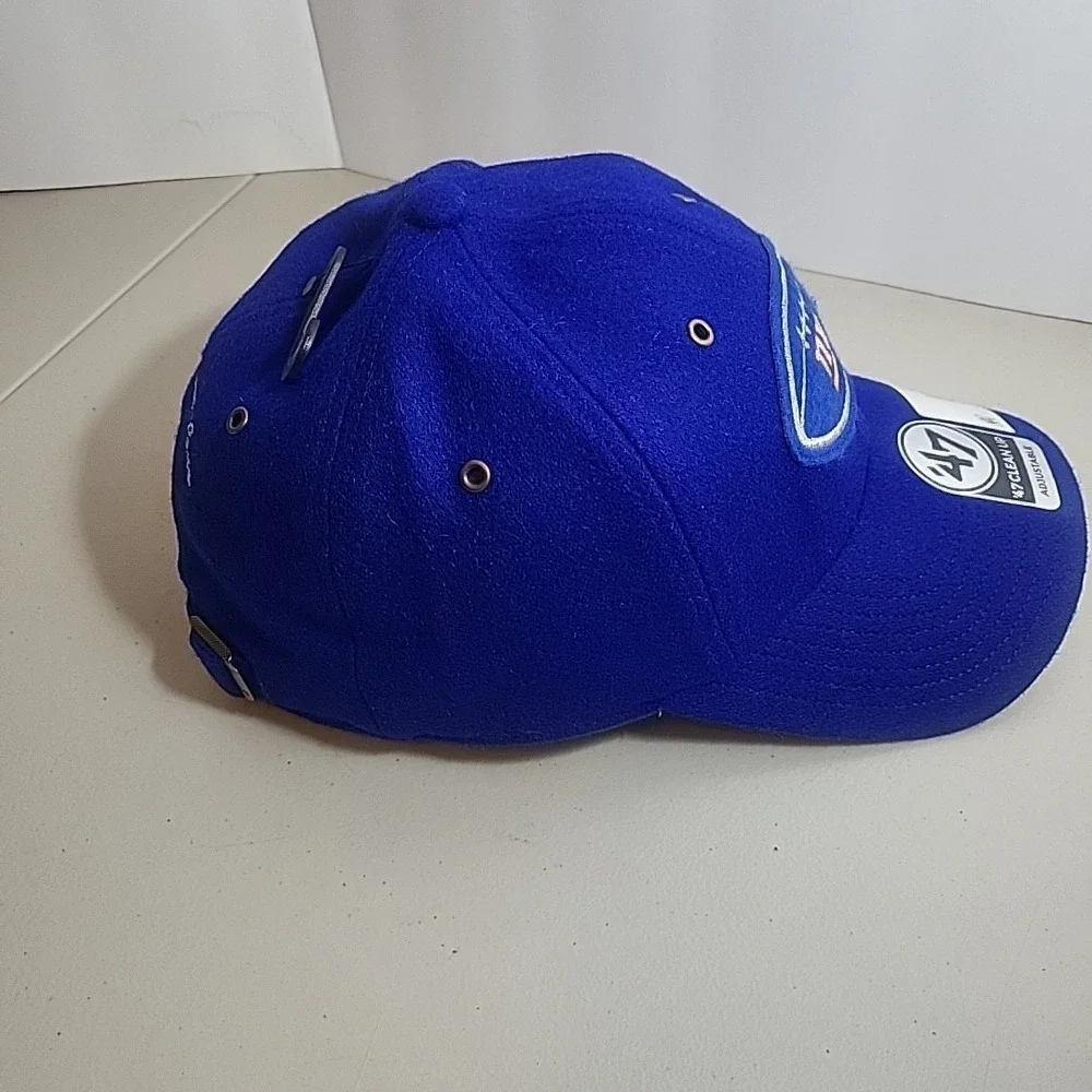 New York Giants Stoney Clover Lane Unisex New Era 47 Hat Blue Adjustable Cap